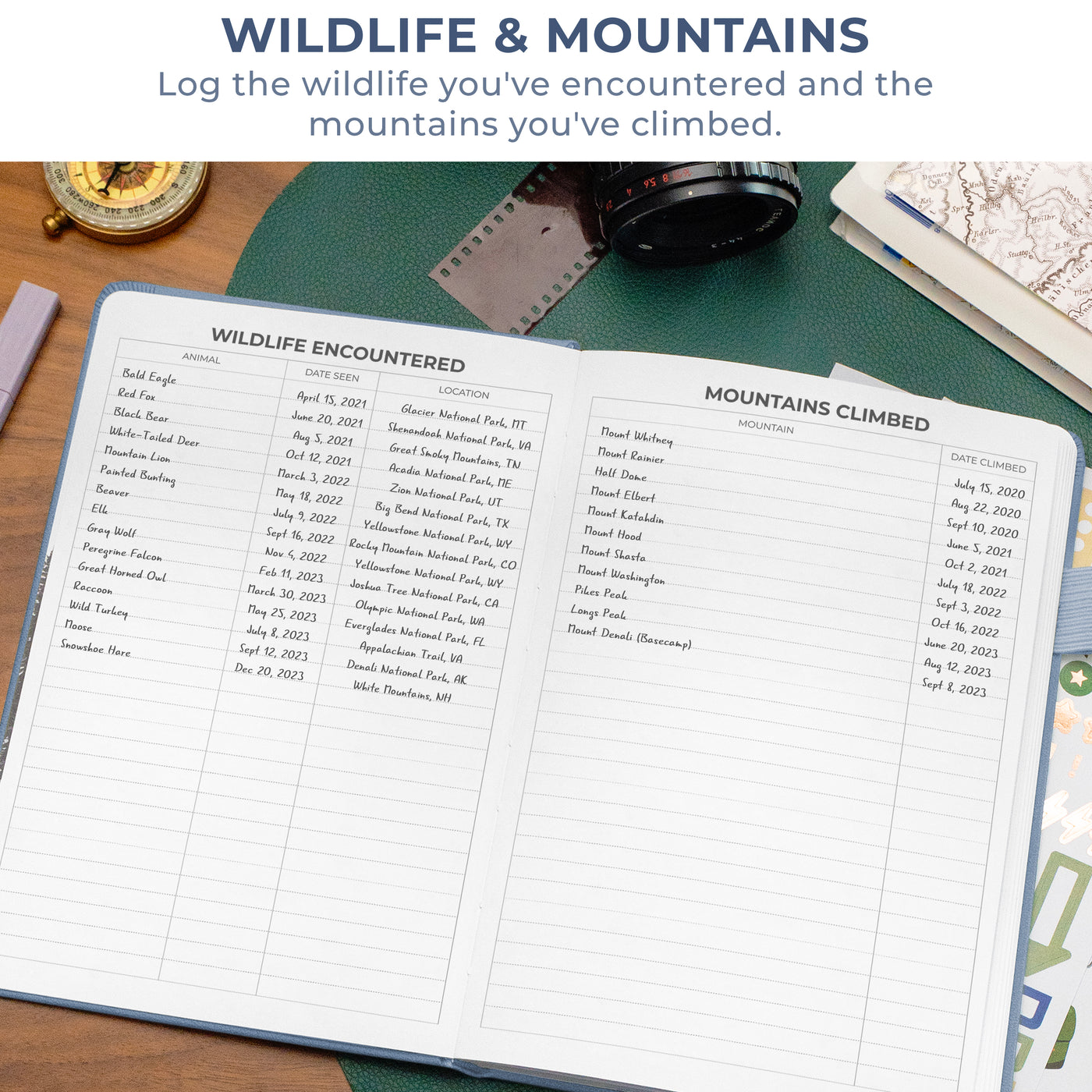 Hiking Journal