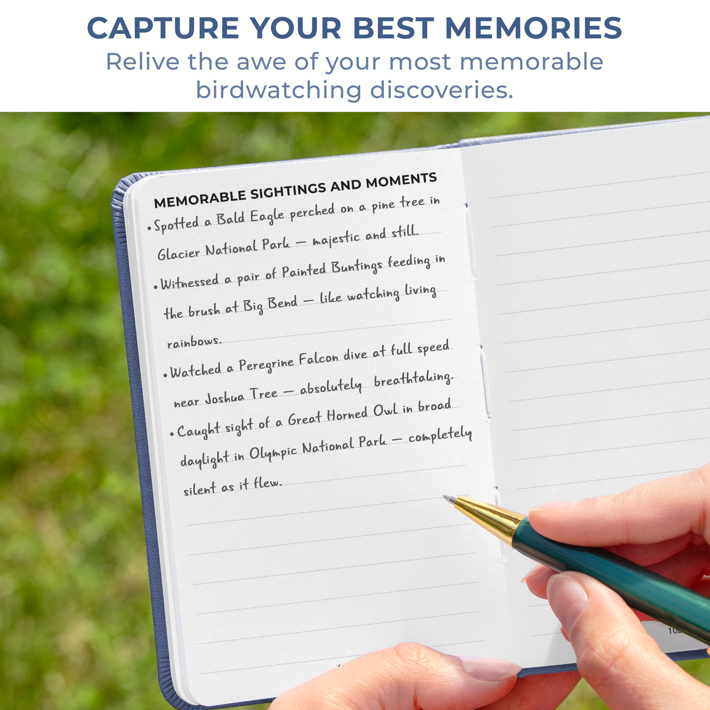 Birder's Journal Pocket – Bird Watcher Log Book