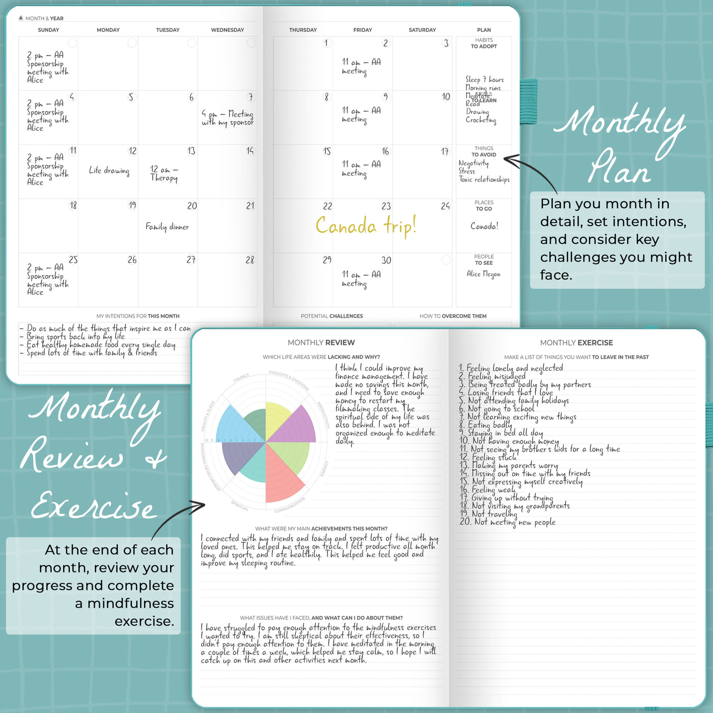 Addiction Recovery Journal Large