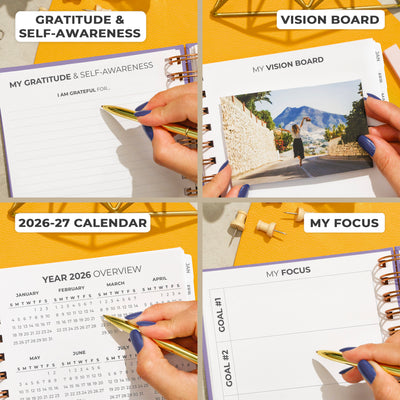 Dated Weekly Planner with Tabs (2026)
