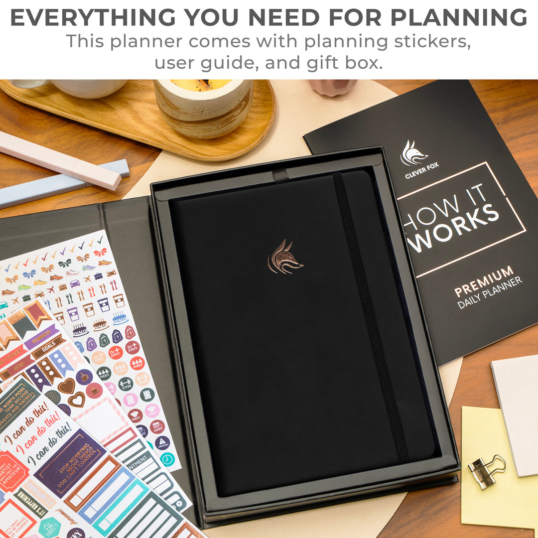 Undated Premium Edition Daily Planner - Take Smalls Steps Each Day