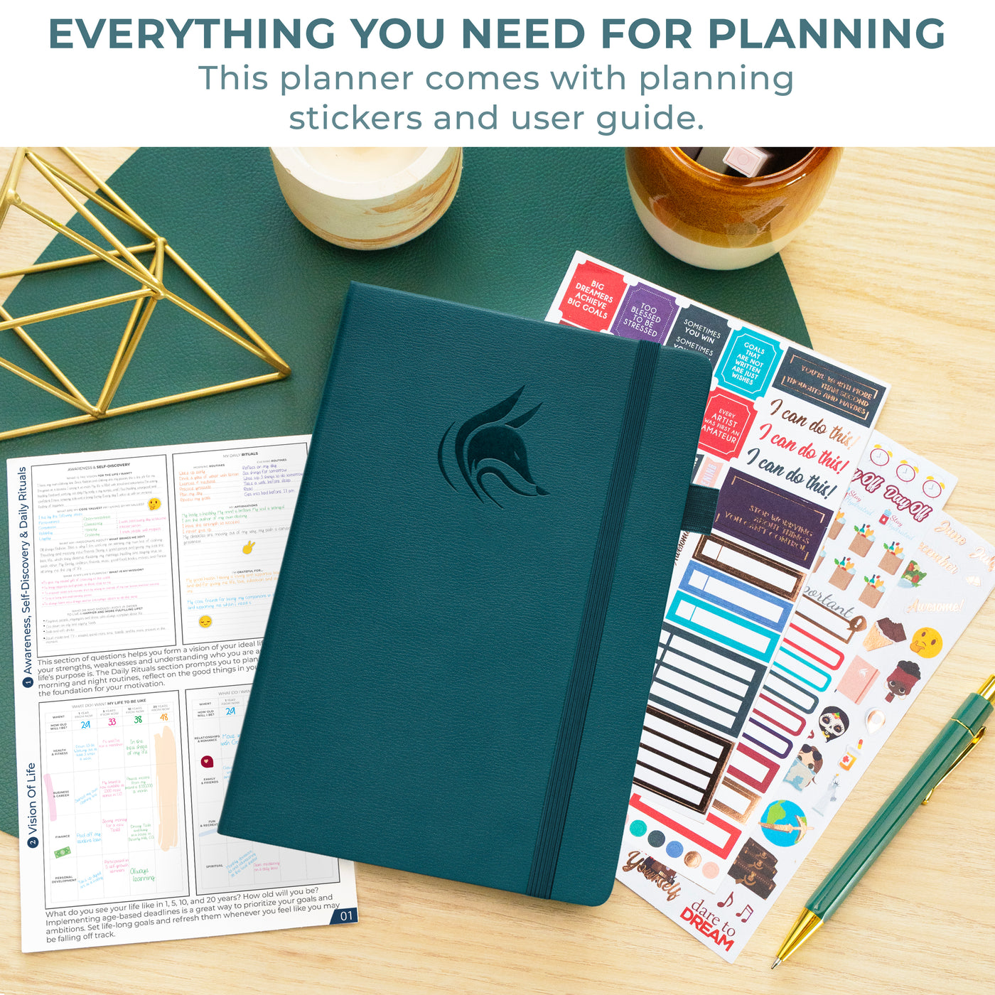 Clever Fox Dated Hourly Weekly Planner 2026