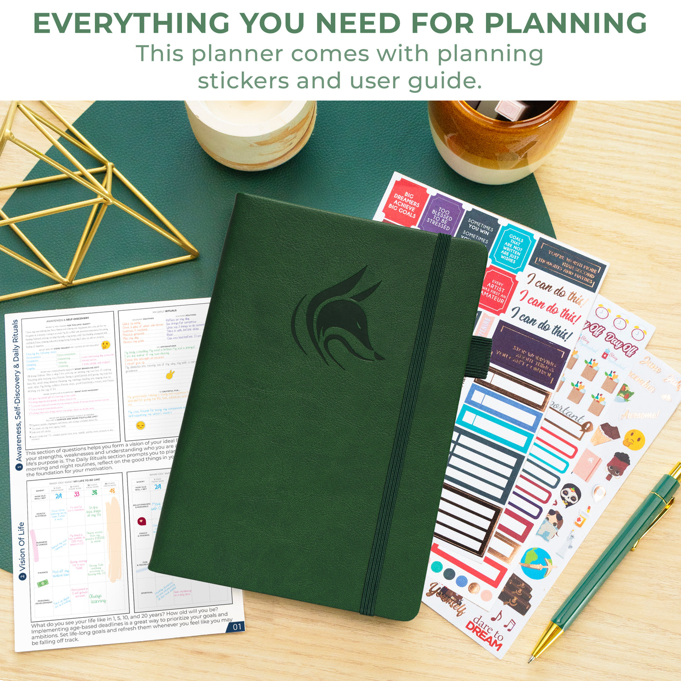Clever Fox Dated Hourly Weekly Planner 2026