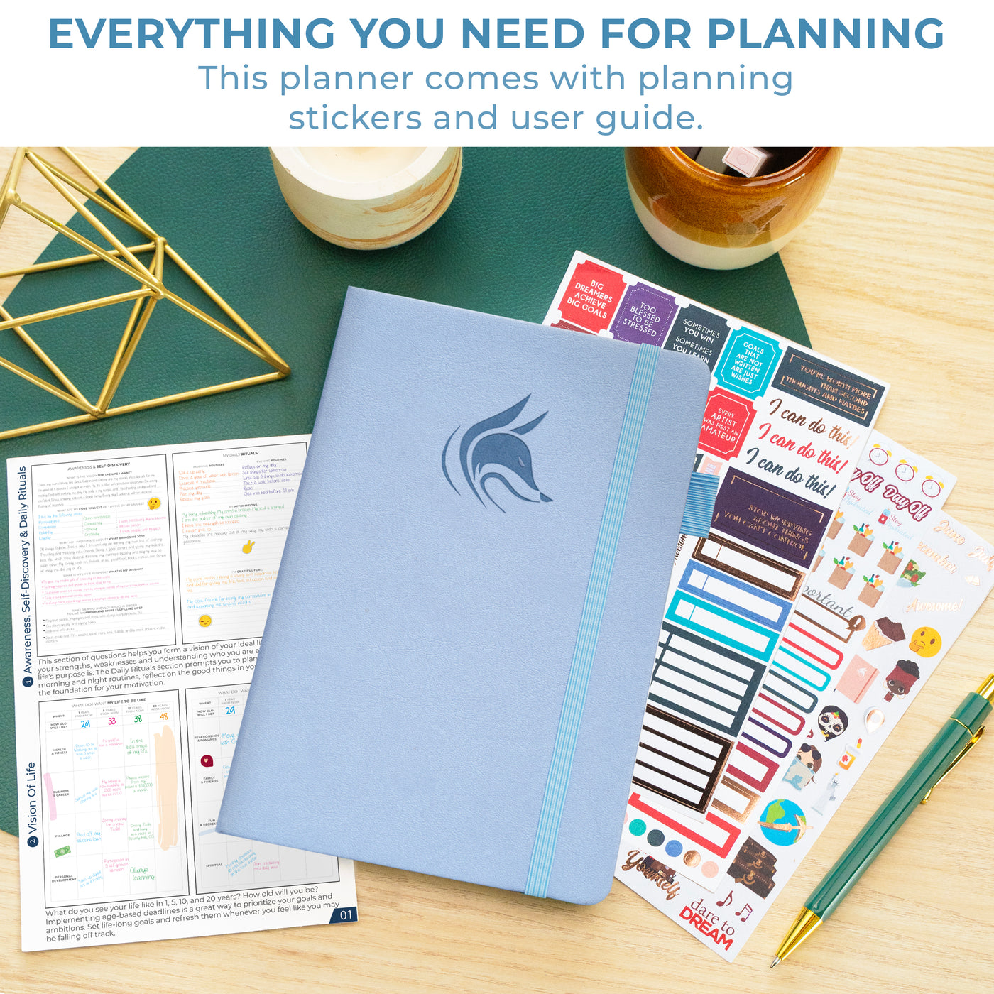 Clever Fox Dated Hourly Weekly Planner 2026