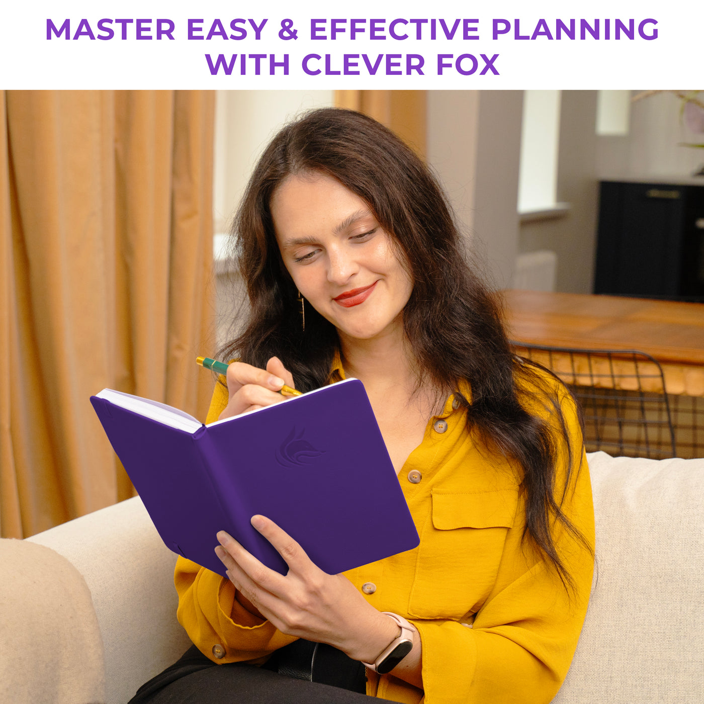 Clever Fox Dated Hourly Weekly Planner 2026