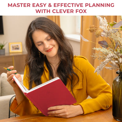 Undated Weekly Planner - Plan & Stay On Top of Your Goals