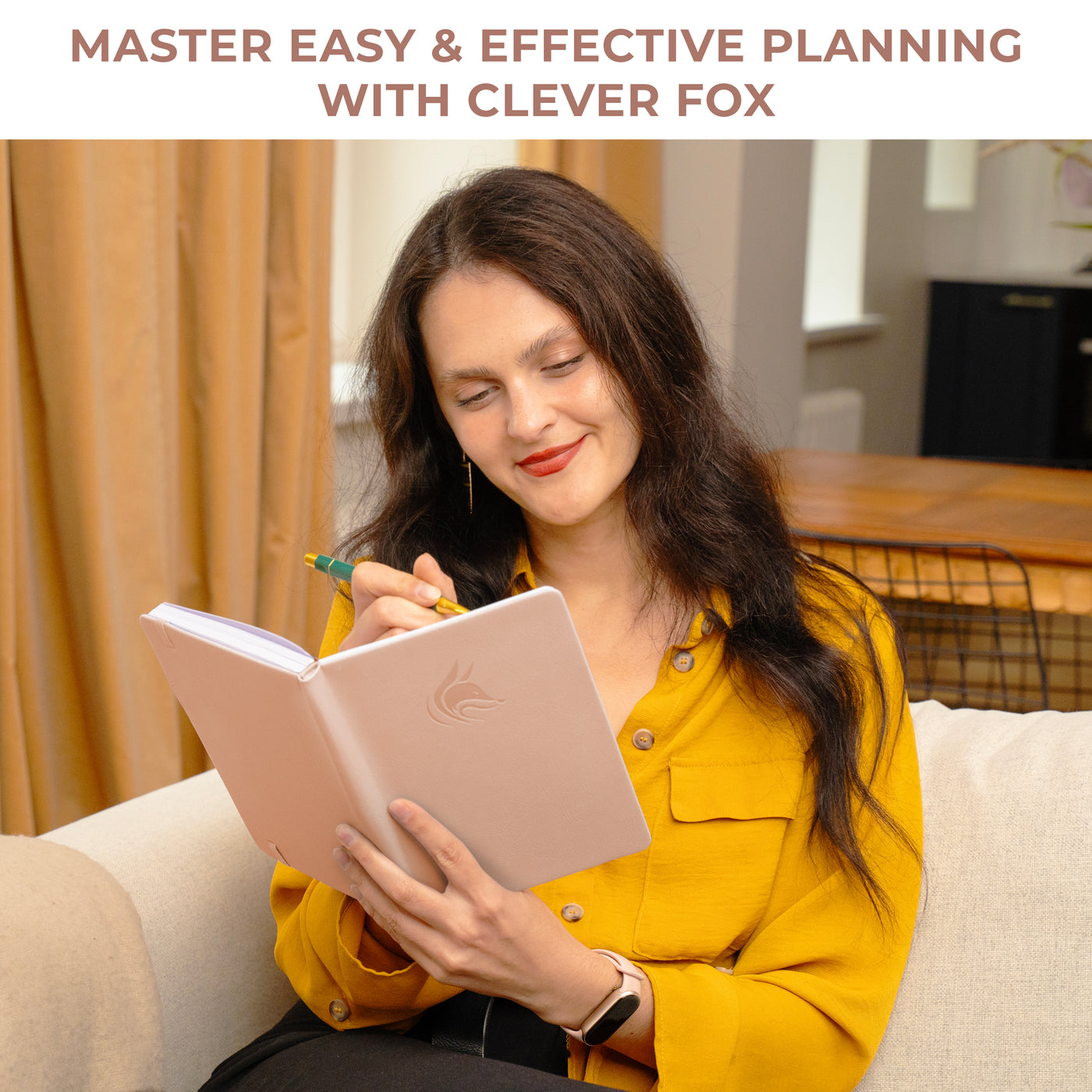 Clever Fox Dated Hourly Weekly Planner 2026