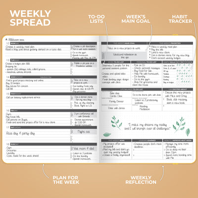Dated Weekly Planner PRO 2024