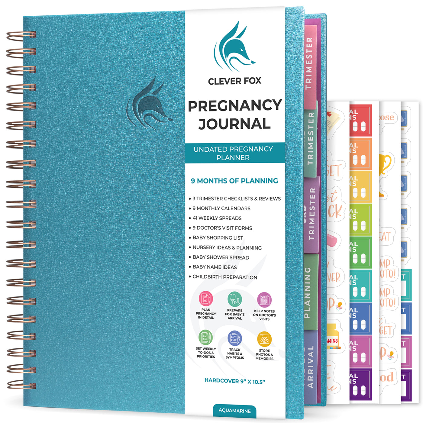 Pregnancy Planner & Memory Book – Clever Fox®