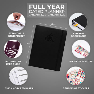 Dated Weekly Planner PRO 2024