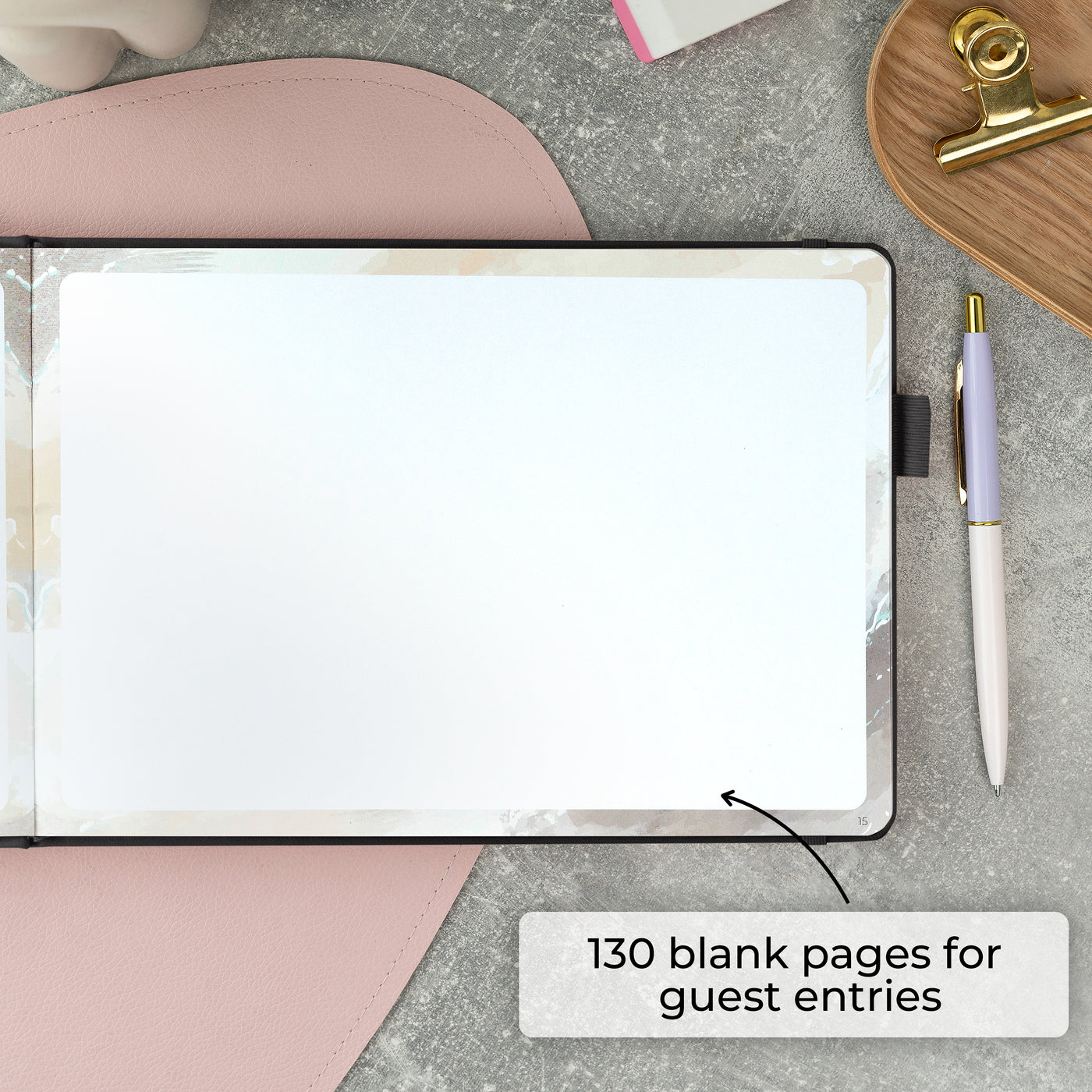 Blank Guest Book