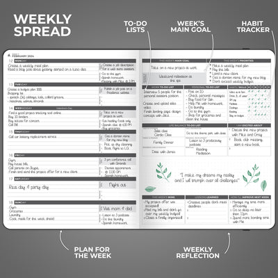 Dated Weekly Planner PRO 2024