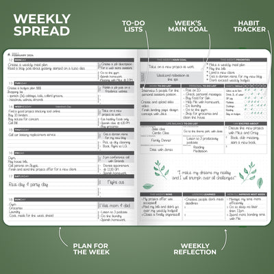 Dated Weekly Planner PRO 2024