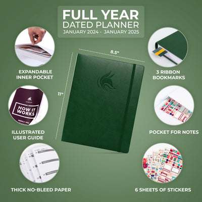 Dated Weekly Planner PRO 2024