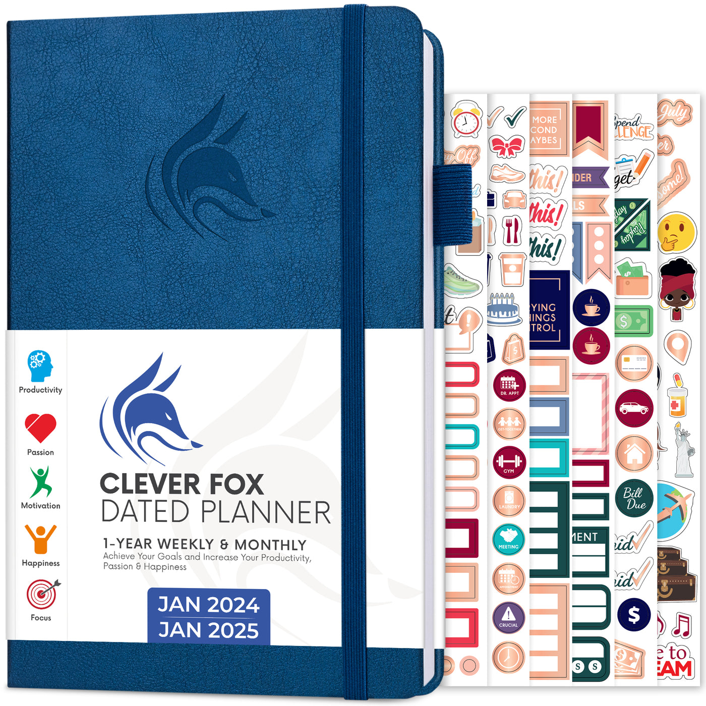 Dated Weekly Planner 2024 – Clever Fox®