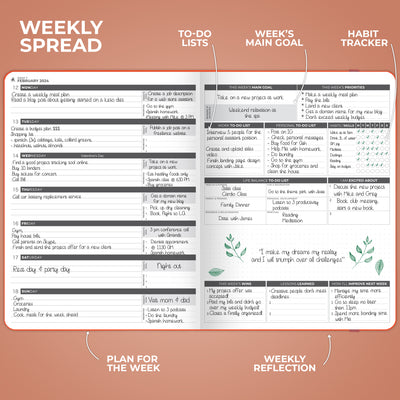 Dated Weekly Planner PRO 2024