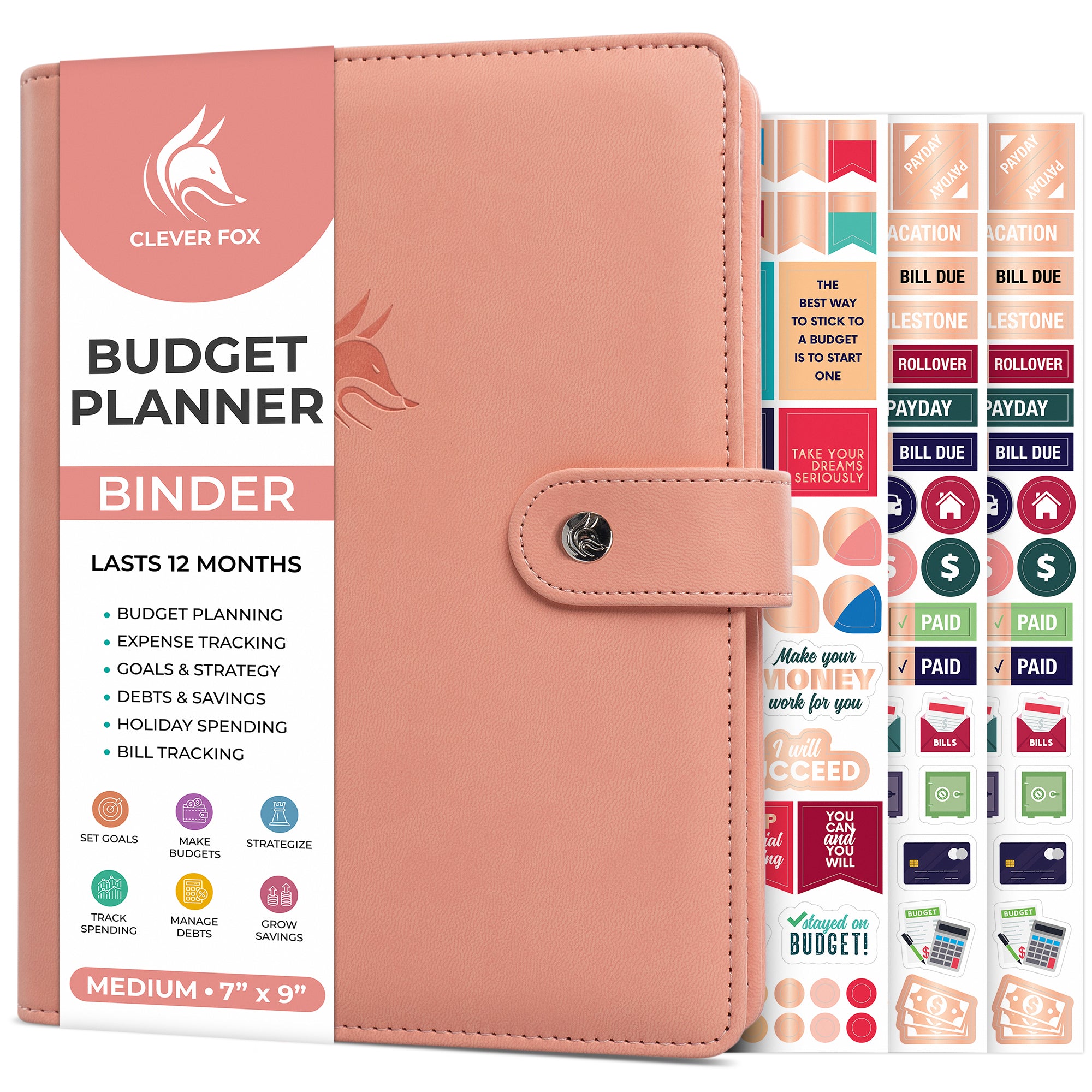 Budget Planner Binder Clever Fox  budget-planner-binder-clever-fox