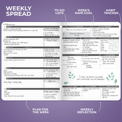 Dated Weekly Planner PRO 2024