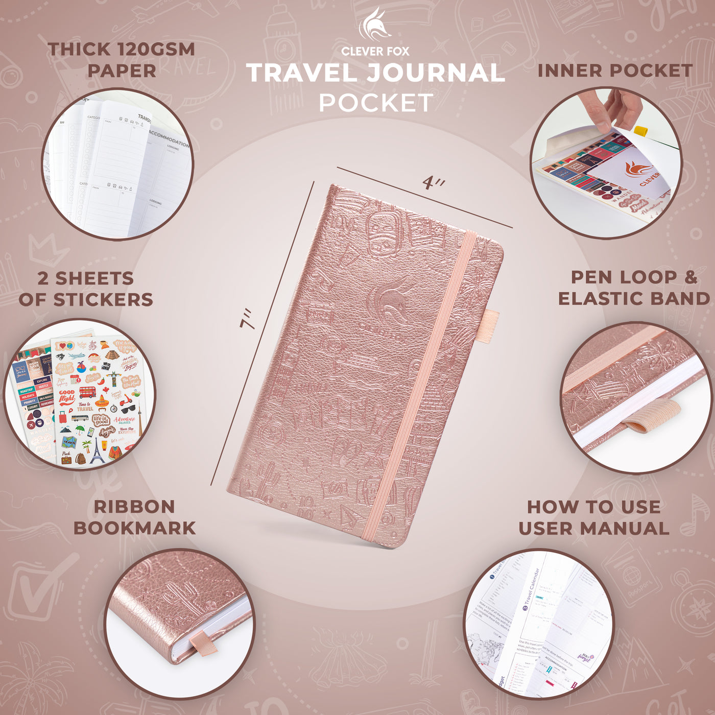 Travel Journal Pocket