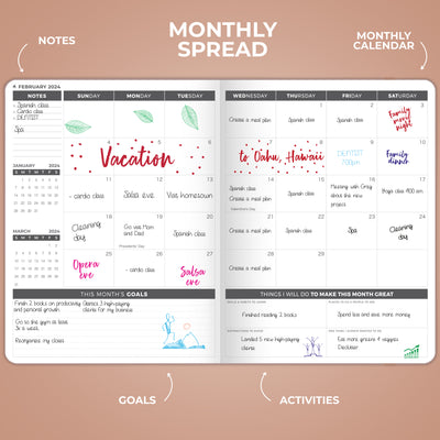 Dated Weekly Planner PRO 2024