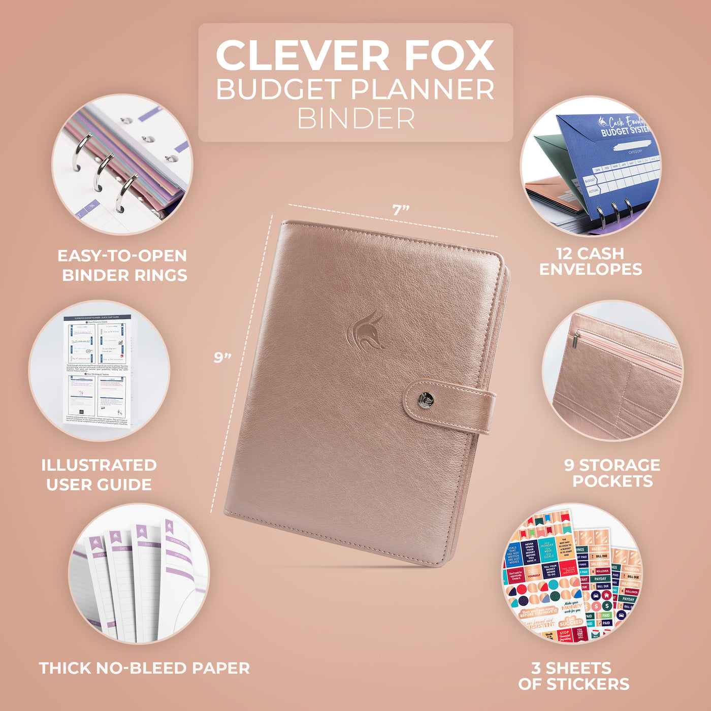 Clever Fox Cash Envelopes for Budget System – Clever Fox®