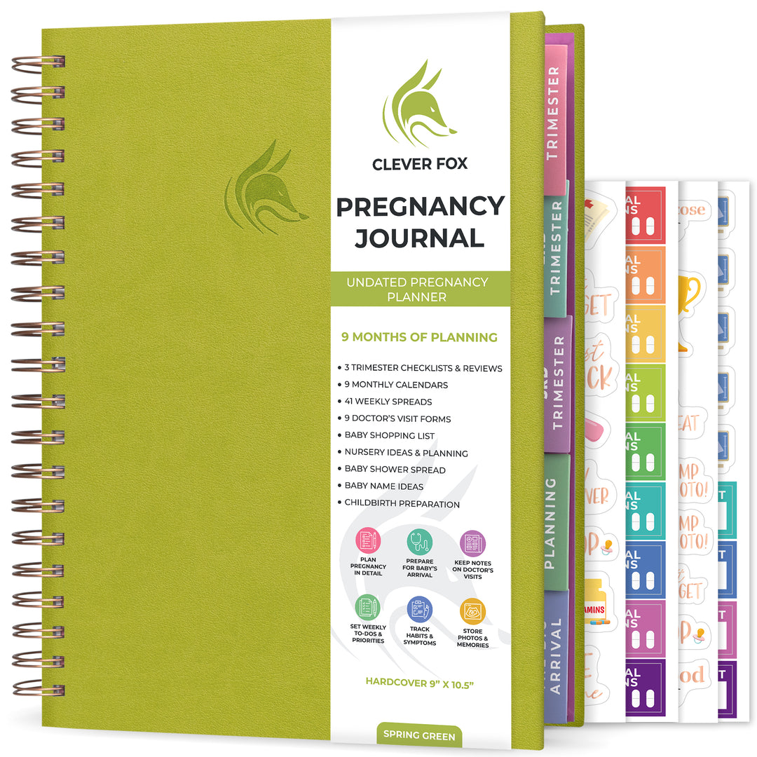 Pregnancy Planner & Memory Book – Clever Fox®