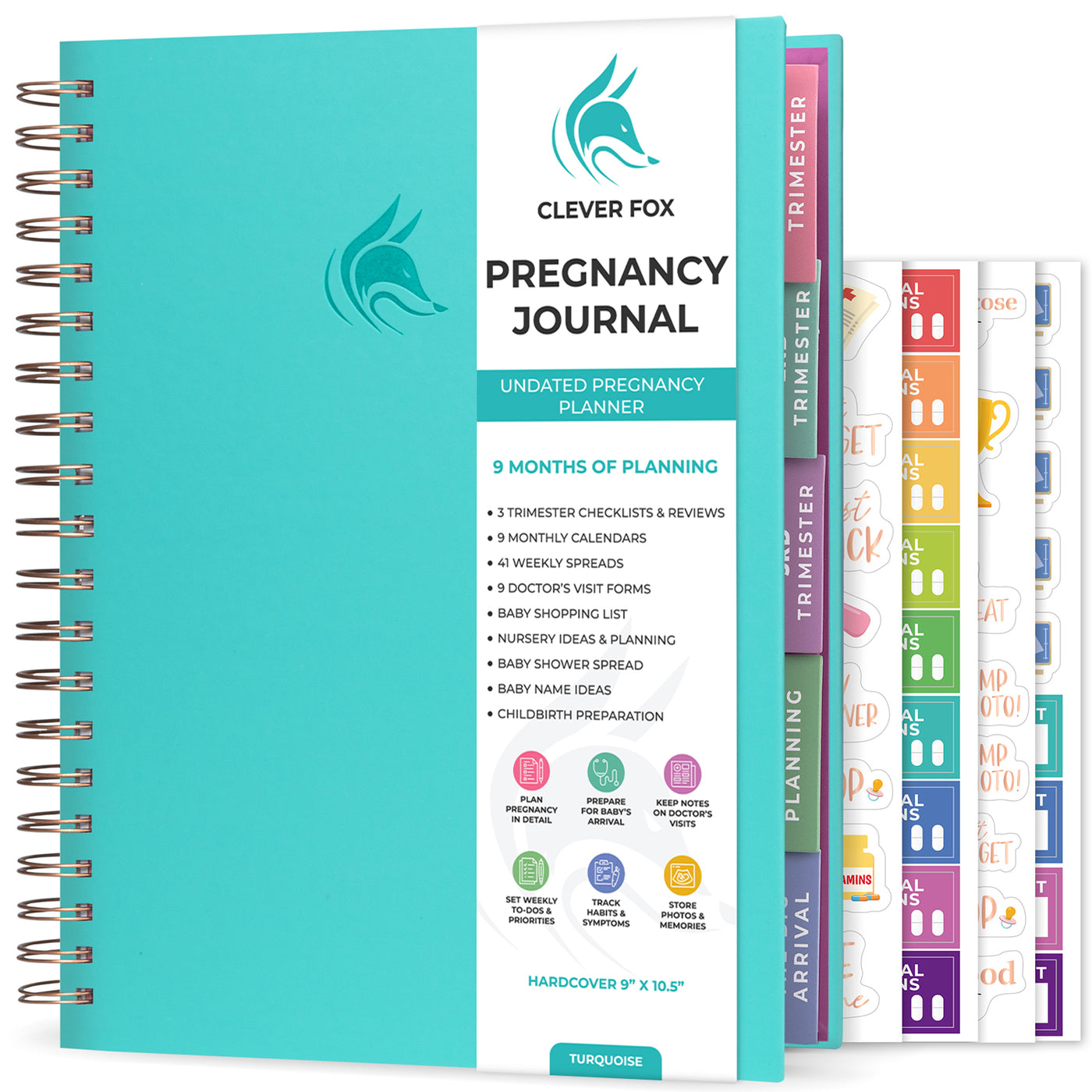 Pregnancy Planner & Memory Book – Clever Fox®