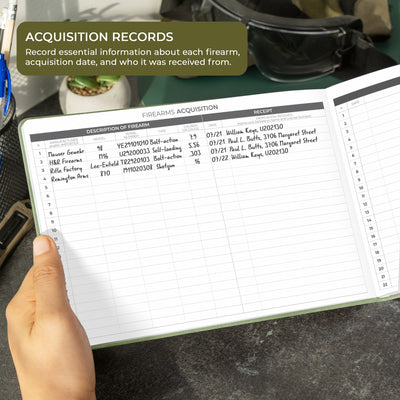 Firearms Record Book