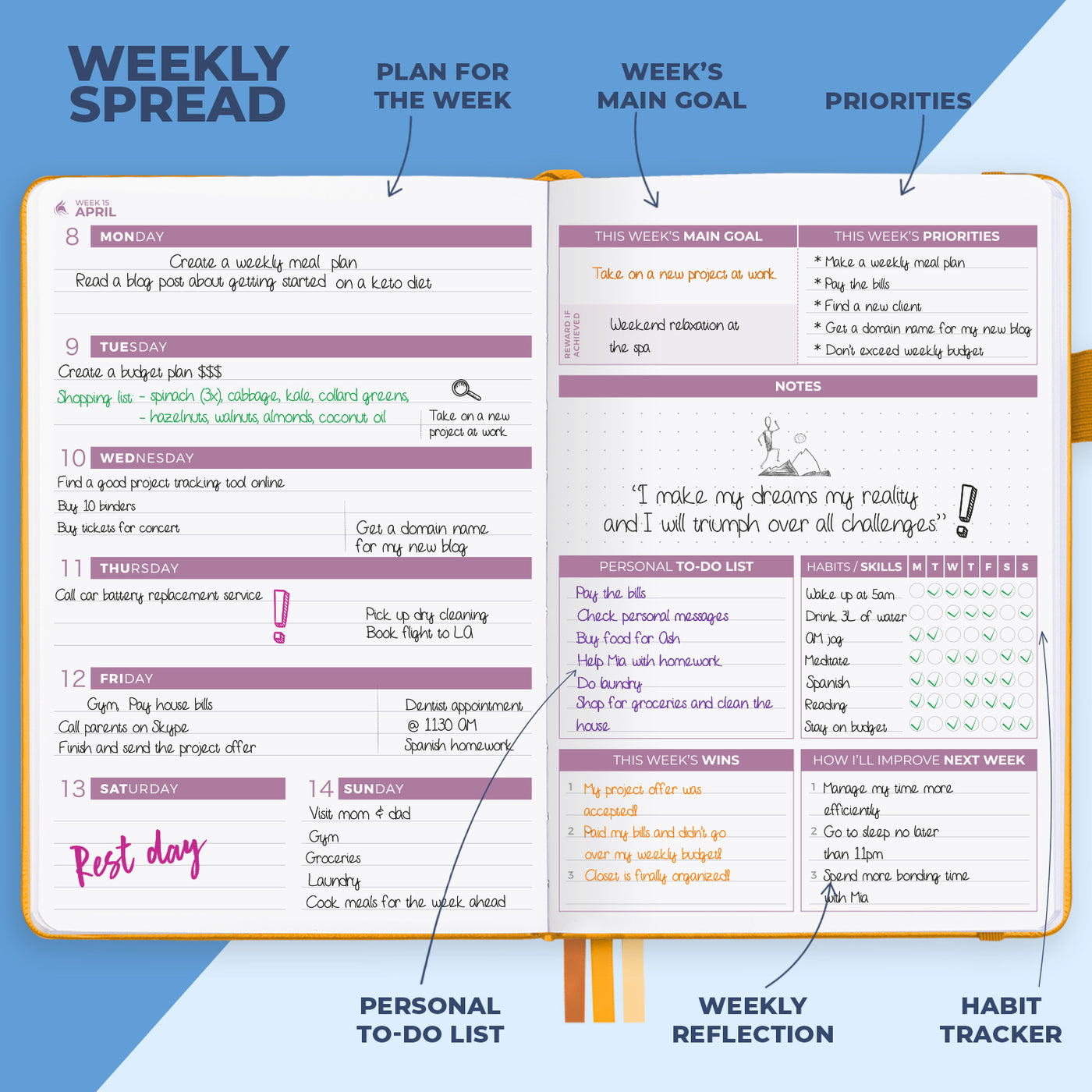 Dated Weekly 2nd Edition (A5) 2024