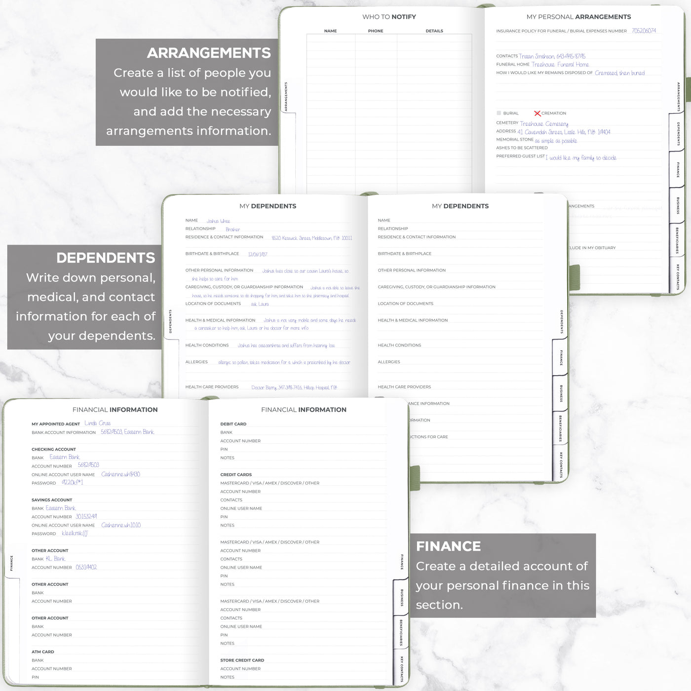 End of Life Planner A4