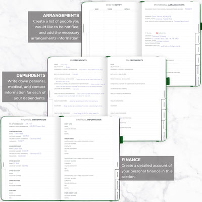 End of Life Planner A4