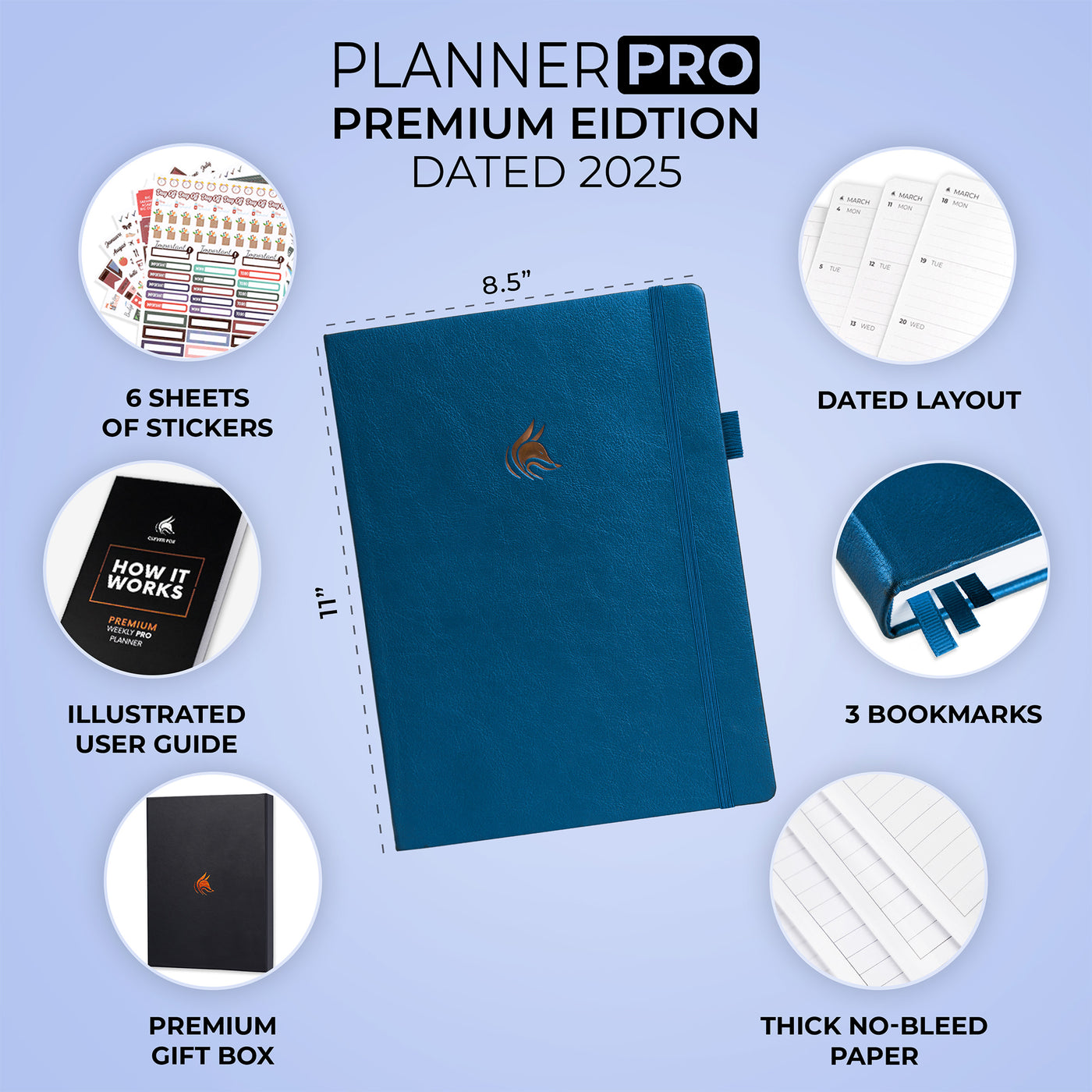 Dated Weekly PRO Premium (A4) 2025