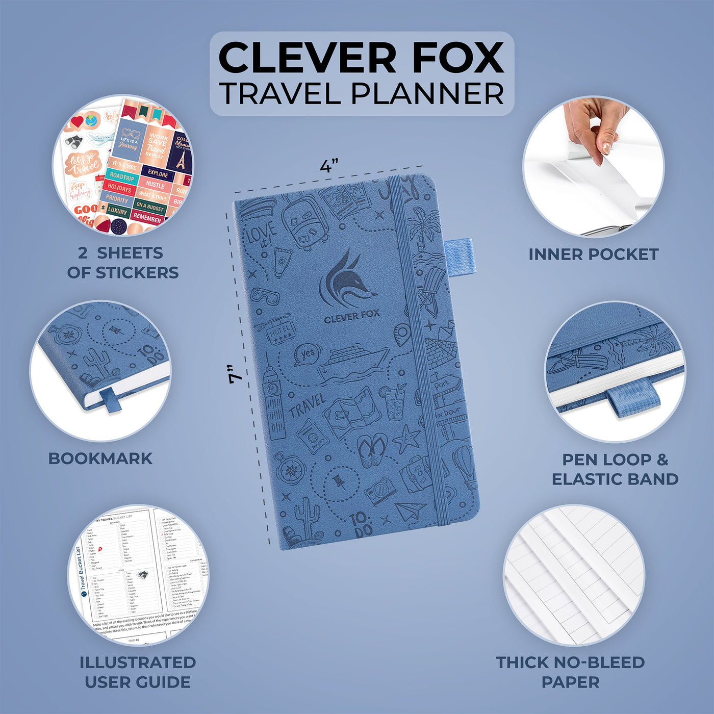 Travel Journal Pocket