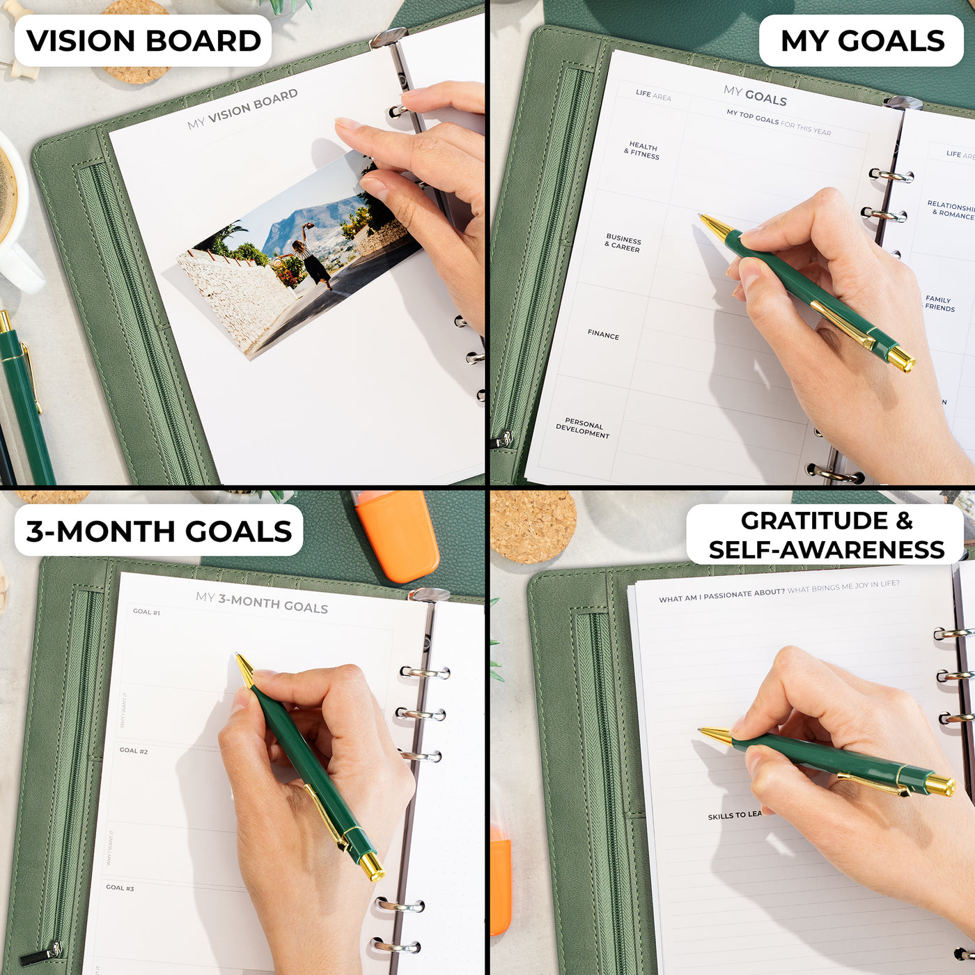 Weekly Planner Binder - Stay On Track & Never Miss Important Dates