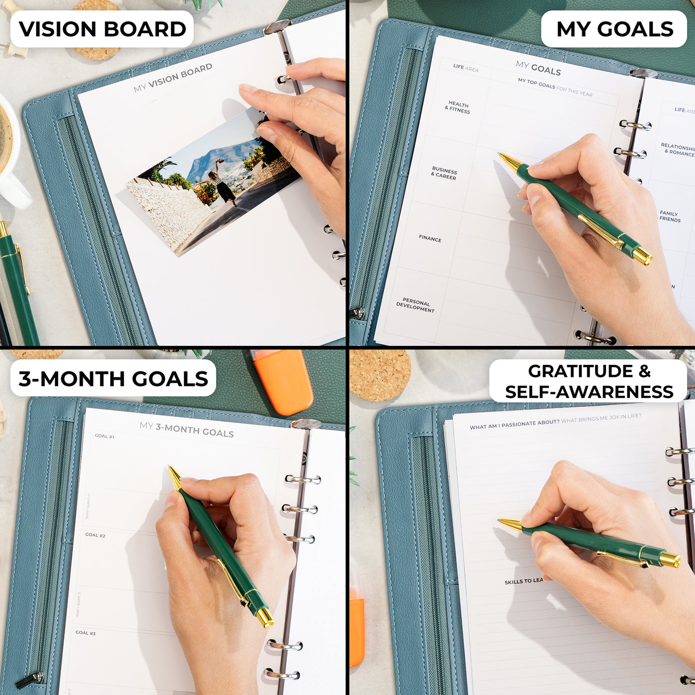Weekly Planner Binder - Stay On Track & Never Miss Important Dates
