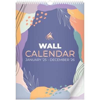 Wall Calendar Jan 2025 - Dec 2026