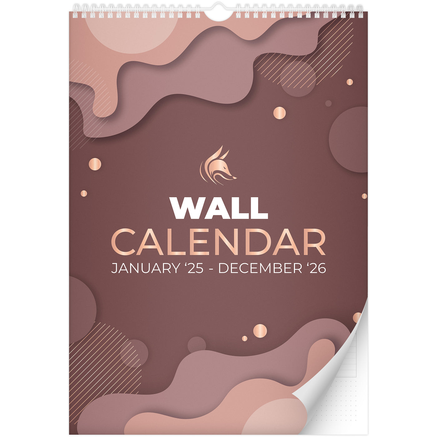 Wall Calendar Jan 2025 - Dec 2026