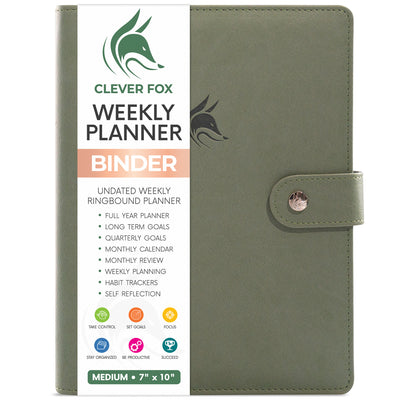 Weekly Planner Binder - Stay On Track & Never Miss Important Dates