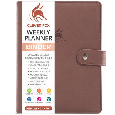 Weekly Planner Binder - Stay On Track & Never Miss Important Dates
