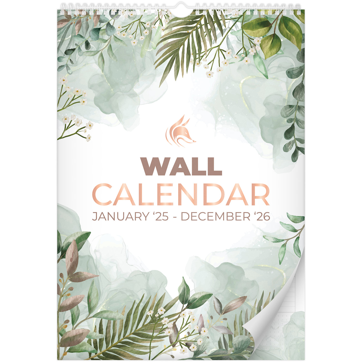 Wall Calendar Jan 2025 - Dec 2026