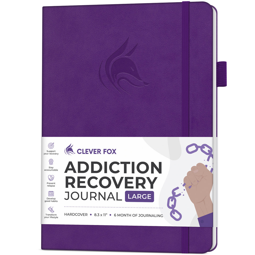 Addiction Recovery Journal Large – Clever Fox®