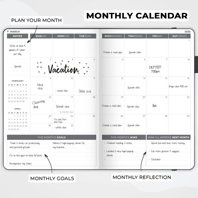 Dated Weekly Planner 2025