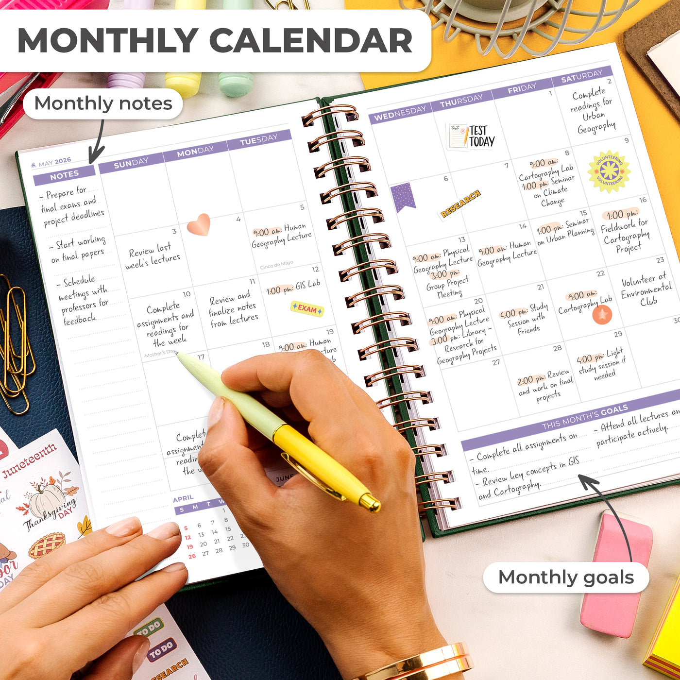 Academic Student Planner 2025-2026 – Clever Fox®