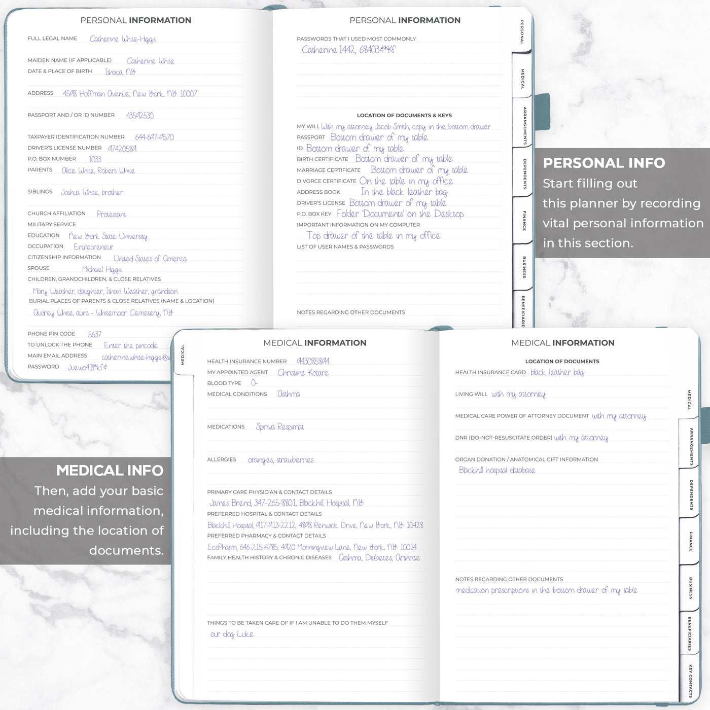 End of Life Planner A4