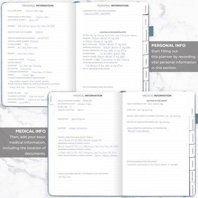 End of Life Planner A4