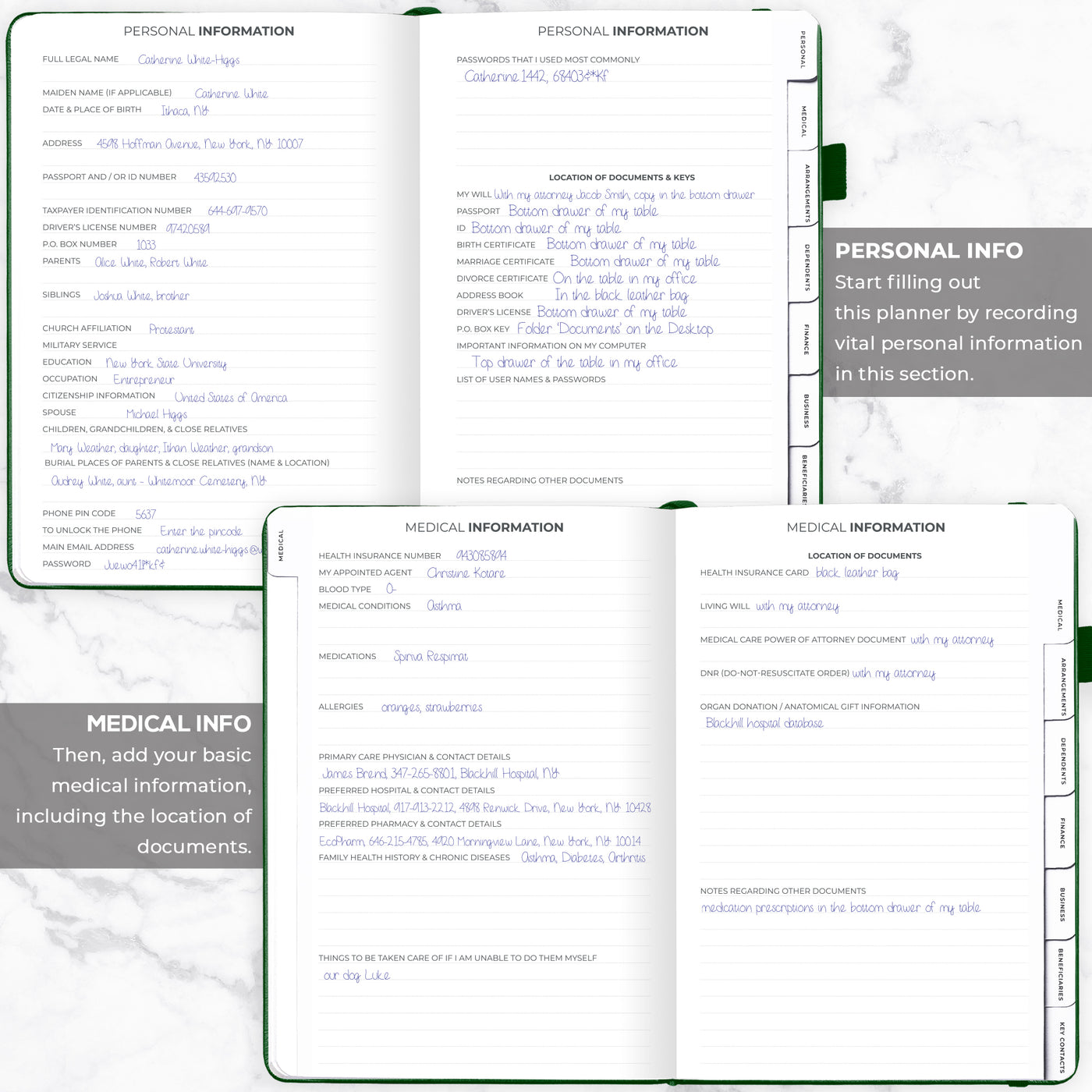 End of Life Planner A4