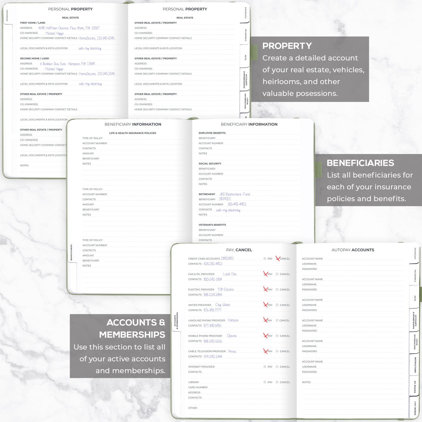 End of Life Planner A4