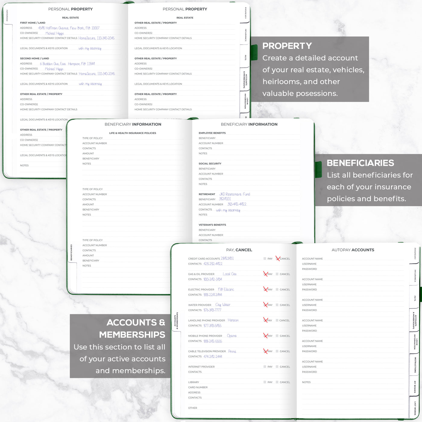 End of Life Planner A4