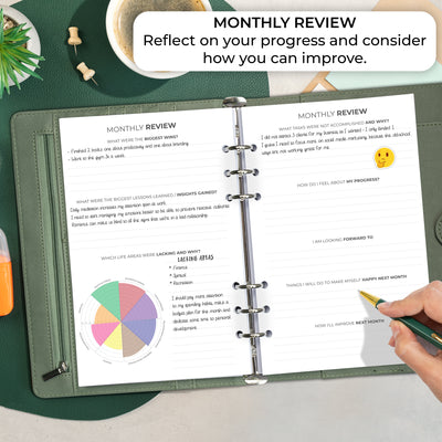 Weekly Planner Binder - Stay On Track & Never Miss Important Dates