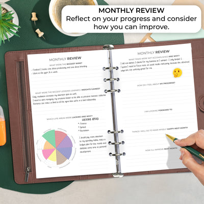 Weekly Planner Binder - Stay On Track & Never Miss Important Dates